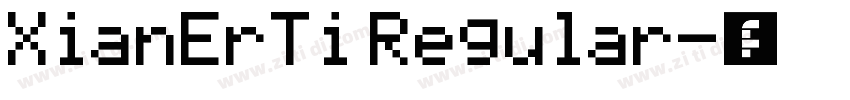 XianErTi Regular字体转换